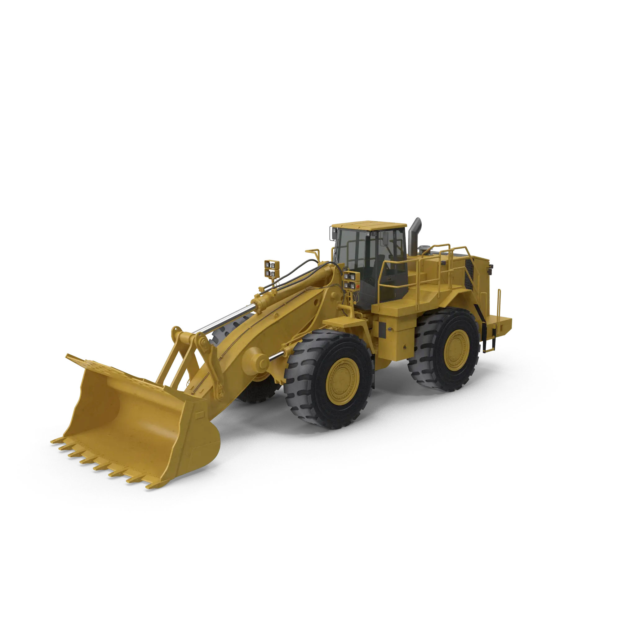 Fourteen Caterpillar Loaders